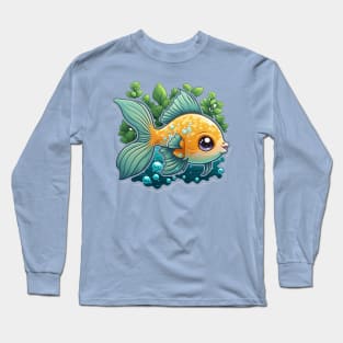 Cute Guppy Fish Long Sleeve T-Shirt